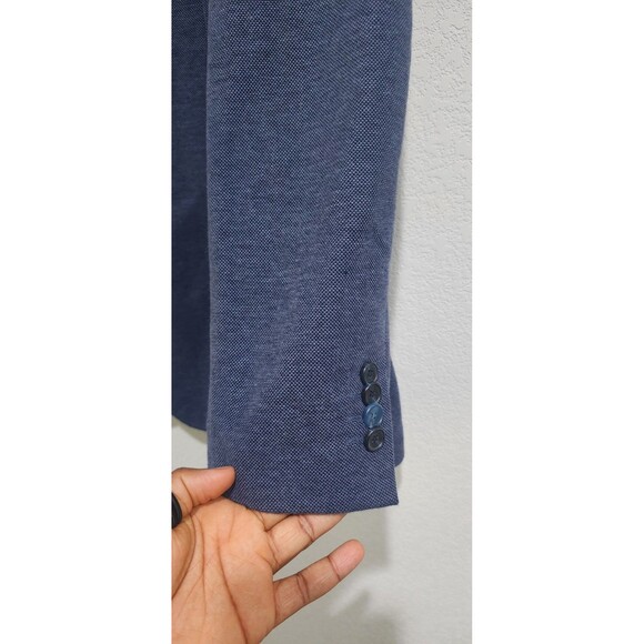 NEW Michael Strahan Blazer Mens 3XLT Blue Unconstructed Two Button Casual - Picture 6 of 12